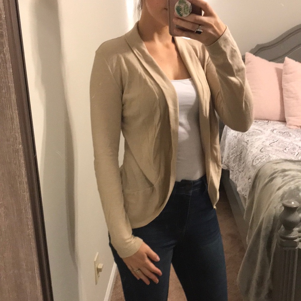 Forever 21 cream cardigan